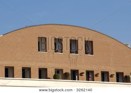 Moderno edificio faccia