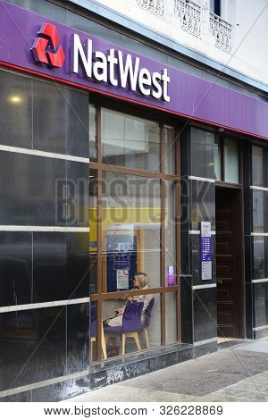 London, Uk - April 22, 2016: Natwest Bank Branch In London. National Westminster Bank, Known As Natw