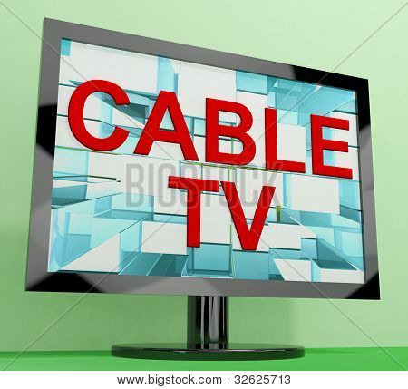 Kabel-tv mit digitalen Medien TV Unterhaltung
