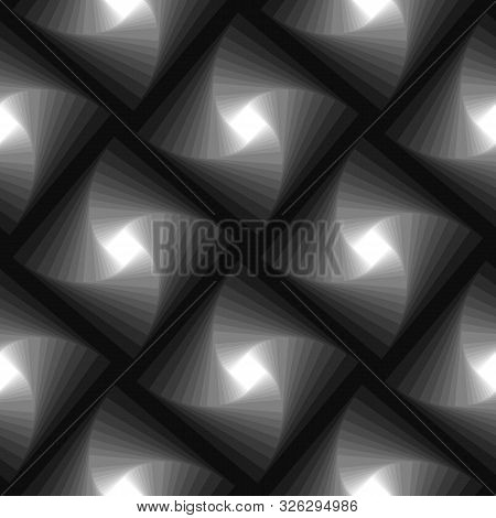 Design Seamless Monochrome Gradient Decorative Pattern. Abstract Background