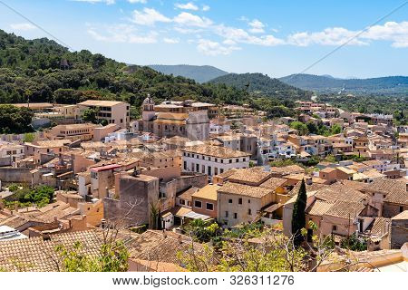 Historic City Of Capdepera Located In The East Of Majorca And Neighboring The Resort Of Cala Ratjada