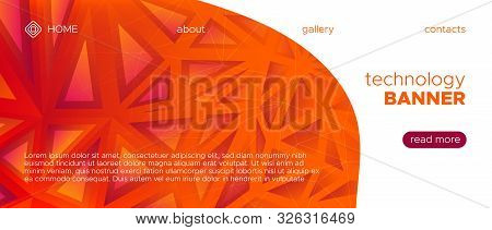 Mosaic Banner Red Vector Photo Free Trial Bigstock