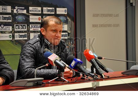 Allenatore del FC Otelul Galati Mr Dorinel Munteanu