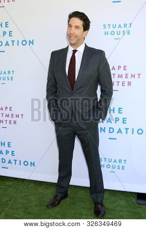LOS ANGELES - OCT 6:  David Schwimmer at  The Rape Foundation's Annual Brunch at the Private Estate on October 6, 2019 in Beverly Hills, CA