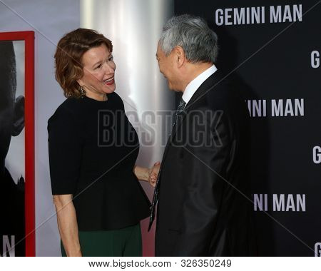 LOS ANGELES - OCT 6:  Linda Emond, Ang Lee at the 