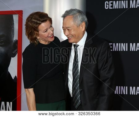 LOS ANGELES - OCT 6:  Linda Emond, Ang Lee at the 
