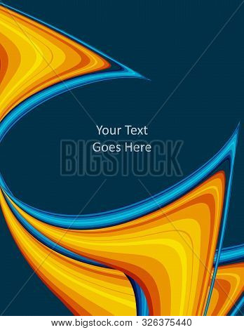 Bright Vector Modern Design Template. Annual Report Elements For Your Work. Colorful Layout, Magazin
