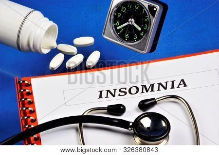 Insomnia Is A Sleep Disorder.insufficient Length And Quality Of Sleep For A Significant Period Of Ti