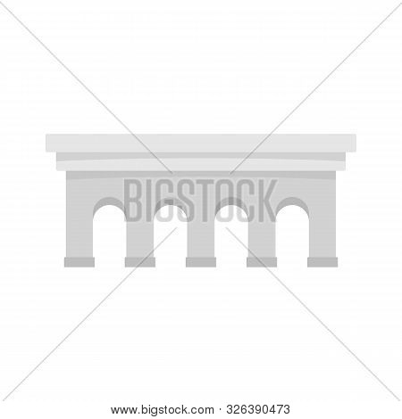 Beton Bridge Icon. Flat Illustration Of Beton Bridge Vector Icon For Web Design