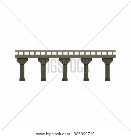 Auto Bridge Icon. Flat Illustration Of Auto Bridge Vector Icon For Web Design