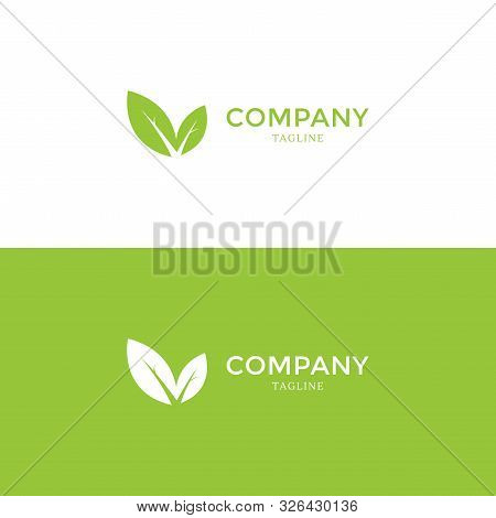 Letter M Leaves Logo For Your Best Company