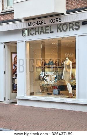 Amsterdam, Netherlands - July 10, 2017: Michael Kors Fashion Shop At P.c. Hooftstraat In Amsterdam. 
