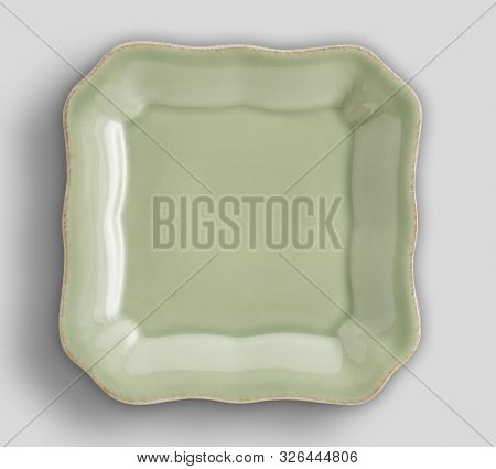 Wine Barrel Tray With White Background .