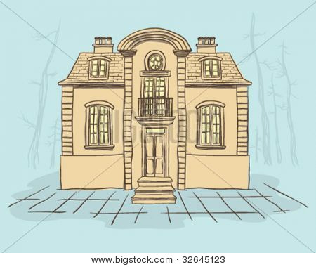 Franse stijl huis