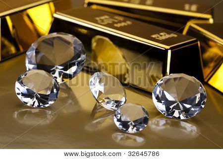 Diamantes y oro