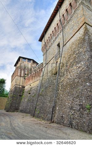 Sari linna. Emilia-Romagna. Italia.