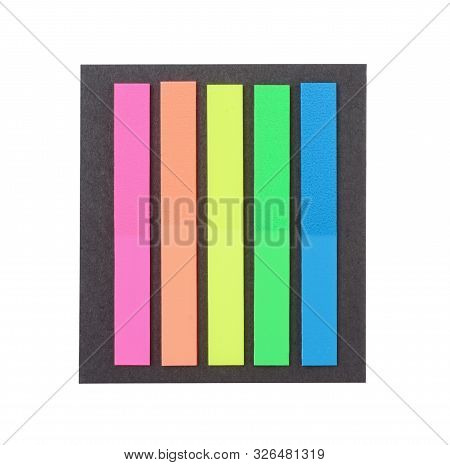 Multicolor Sticky Notes Isolated On White Background