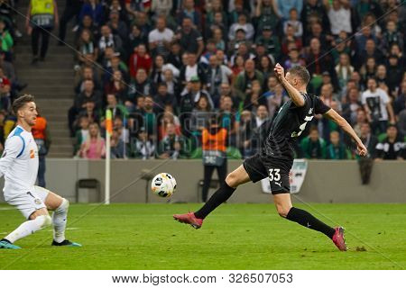Krasnodar, Russia - October 3, 2019: Marcus Berg Of Fc Krasnodar In Action During The Uefa Europa Le
