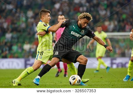 Krasnodar, Russia - October 3, 2019: Tonny Vilhena Of Fc Krasnodar In Action During The Uefa Europa 