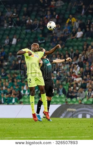 Krasnodar, Russia - October 3, 2019: Kristoffer Olsson Of Fc Krasnodar Battle For The Ball Allan Nyo