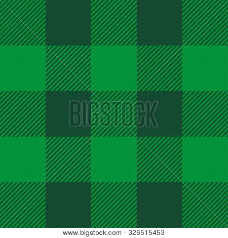 St. Patricks Day Tartan Plaid. Scottish Pattern. Scottish Cage. Traditional Scottish Checkered Backg