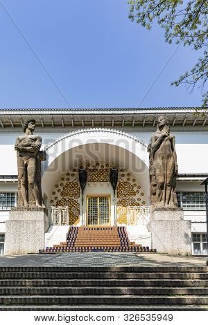 Entrance To The Ernst-ludwig House At The Mathildenhoehe  In Darmstadt