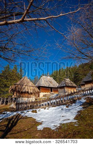 Authentic Serbian Village Sirogojno, Zlatibor, Serbia