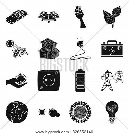Vector Design Of Innovation And Technology Sign. Collection Of Innovation And Nature Stock Vector Il