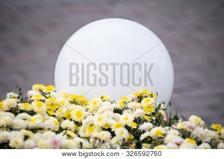 White Lantern In Moscow On Red Square