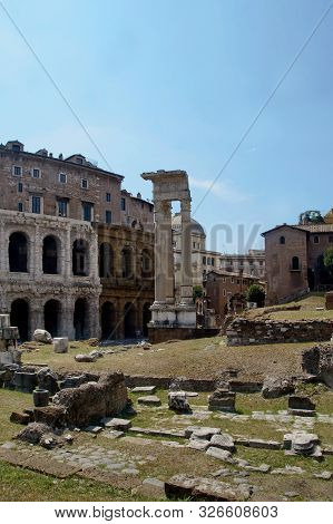 Photo Of Marcello Theater And Temple Of Apollo Medicus Sosianus