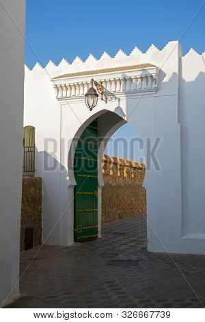 Gateway to the ancient medina of Asilah, Nothern Morocco