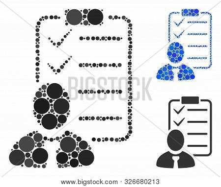 Managers Check Icon Manager Check List Vector & Photo (Free Trial) | Bigstock