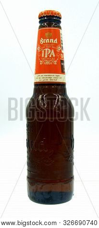 Amsterdam, The Netherland - October 9, 2019: Bottle Of Brand Ipa, A Ipa Styled Beer Brewed By Brand 