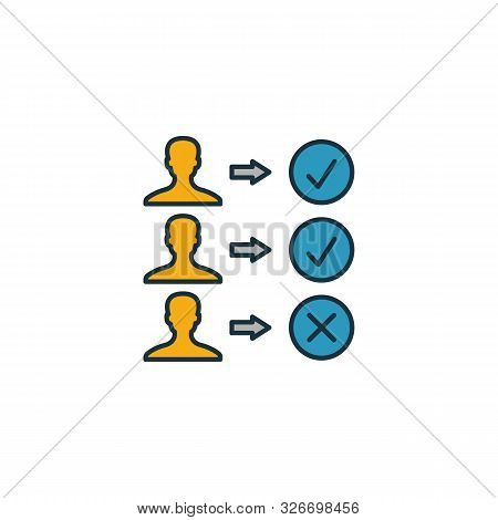 Standpoint Icon. Outline Filled Creative Elemet From Business Management Icons Collection. Premium S