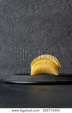 Potato Chips On The Plate