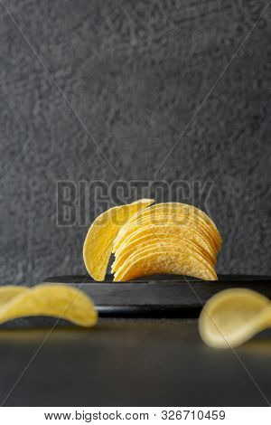 Potato Chips On The Plate