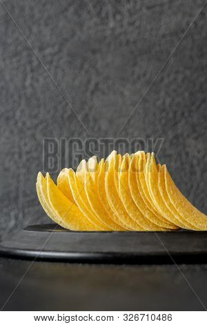 Potato Chips On The Plate