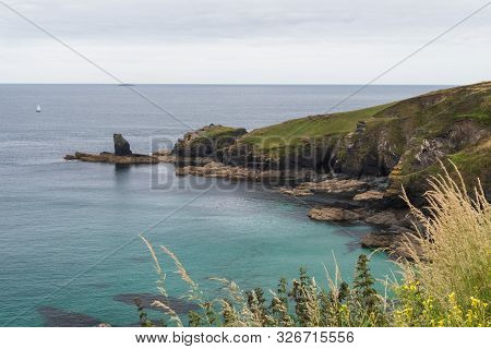 View Of The Scenery At The Lizard In Cornwall