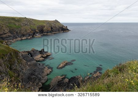 View Of The Scenery At The Lizard In Cornwall