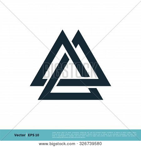 Trinity Abstract Icon Logo Vector Template Illustration Design. Vector Eps 10.