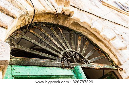 Detail Of An Old And Demaged Door.
