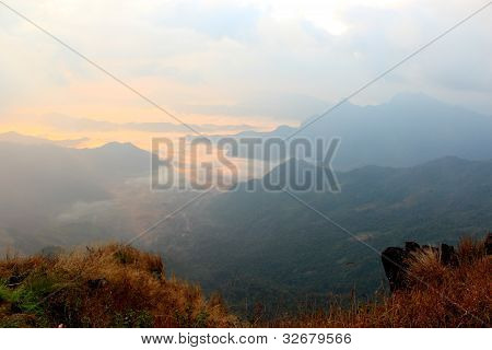Phu chi fa i Chiangrai, Thailand