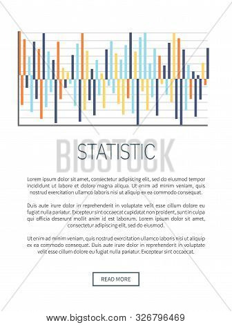 Statistic Infographic With Explanatory Text, Data And Scheme Vector. Diagram With Falling And Increa