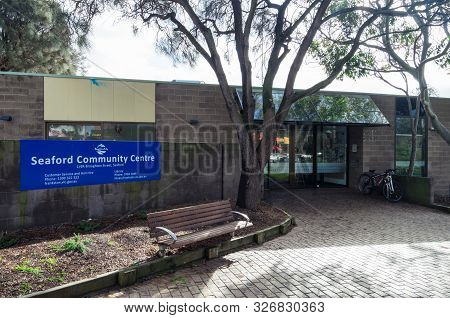 Melbourne, Australia - August 10, 2019: Seaford Community Centre On Station Street In Seaford, A Bay