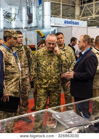 Kyiv, Ukraine - October 9, 2019: The Chief Of The General Staff And Commander-in-chief Of The Armed 