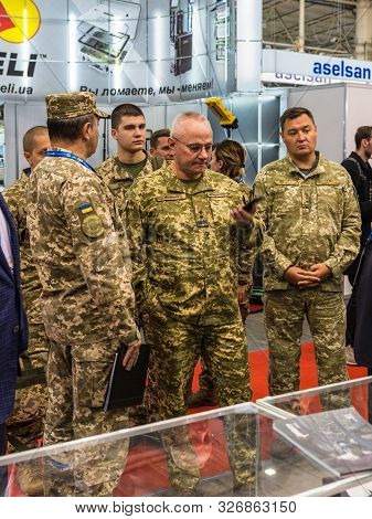 Kyiv, Ukraine - October 9, 2019: The Chief Of The General Staff And Commander-in-chief Of The Armed 