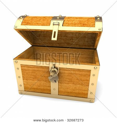 Wooden chest