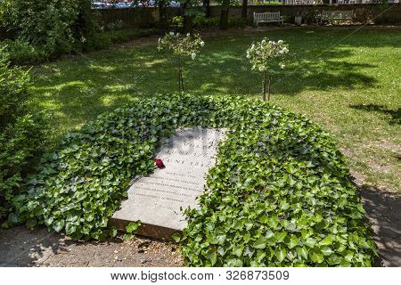 Weimar, Germany - May 27, 2012: Grave Of Christiane Von Goethe, The Wife Of Johann Wolfgang Von Goet