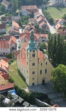 SAMOBOR, CROATIA - JUNE 19, 2011: Parish Church of Saint Anastasia in Samobor, Croatia