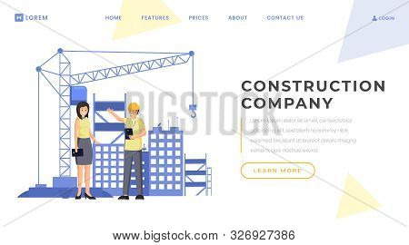 Construction Company Vector Photo Free Trial Bigstock